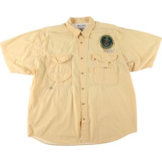 コロンビア(Columbia)の古着 00年代 コロンビア Columbia PFG 半袖 フィッシングシャツ メンズXL /eaa441222(シャツ)