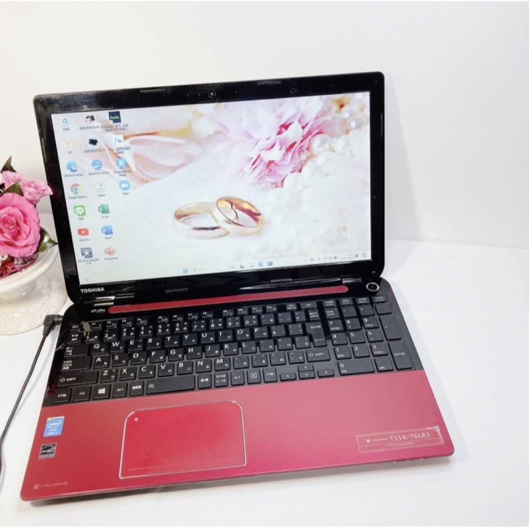 東芝(トウシバ)のピンクが可愛い❤️ダイナブックノートパソコン♡corei7♡Blu-ray♡ スマホ/家電/カメラのPC/タブレット(ノートPC)の商品写真