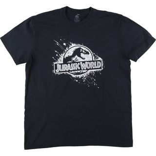 古着 ジュラシックワールド JURASSIC WORLD 映画 ムービーTシャツ メンズXL /eaa440676(Tシャツ/カットソー(半袖/袖なし))