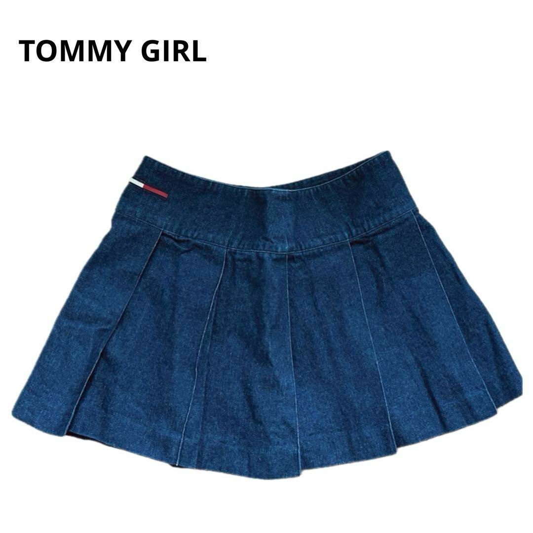 tommy girl(トミーガール)の美品 TOMMY GIRL トミーガール ミニ スカート デニム　日本製 S/P レディースのスカート(ミニスカート)の商品写真