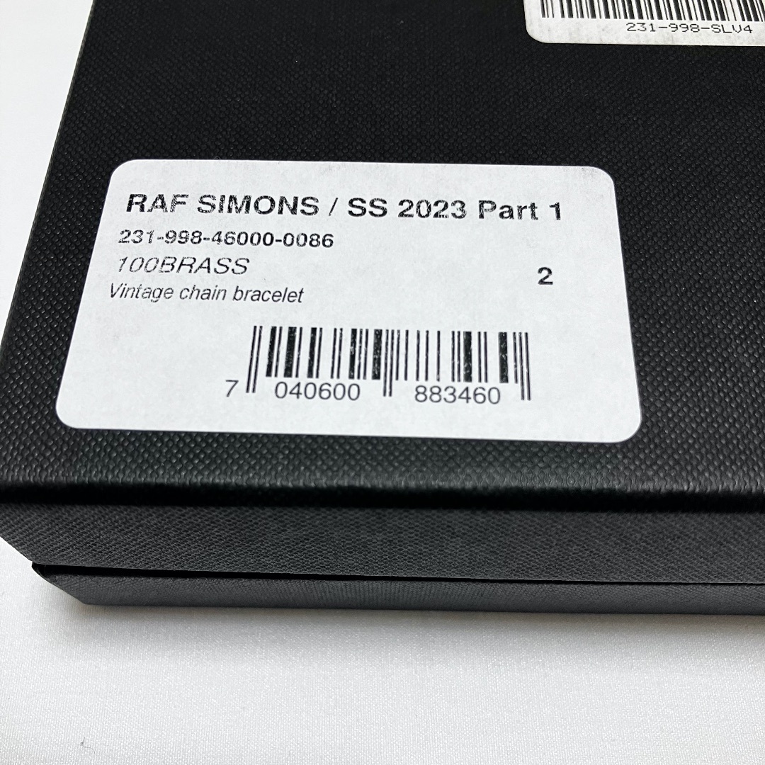 RAF SIMONS(ラフシモンズ)の新品 2 23SS RAF SIMONS チェーンブレスレット 5496 メンズのアクセサリー(ブレスレット)の商品写真