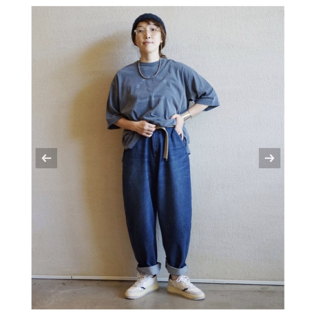 JOURNAL STANDARD(ジャーナルスタンダード)のjournal standard luxe オーバーダイプリントT⭐️ネイビー レディースのトップス(Tシャツ(半袖/袖なし))の商品写真