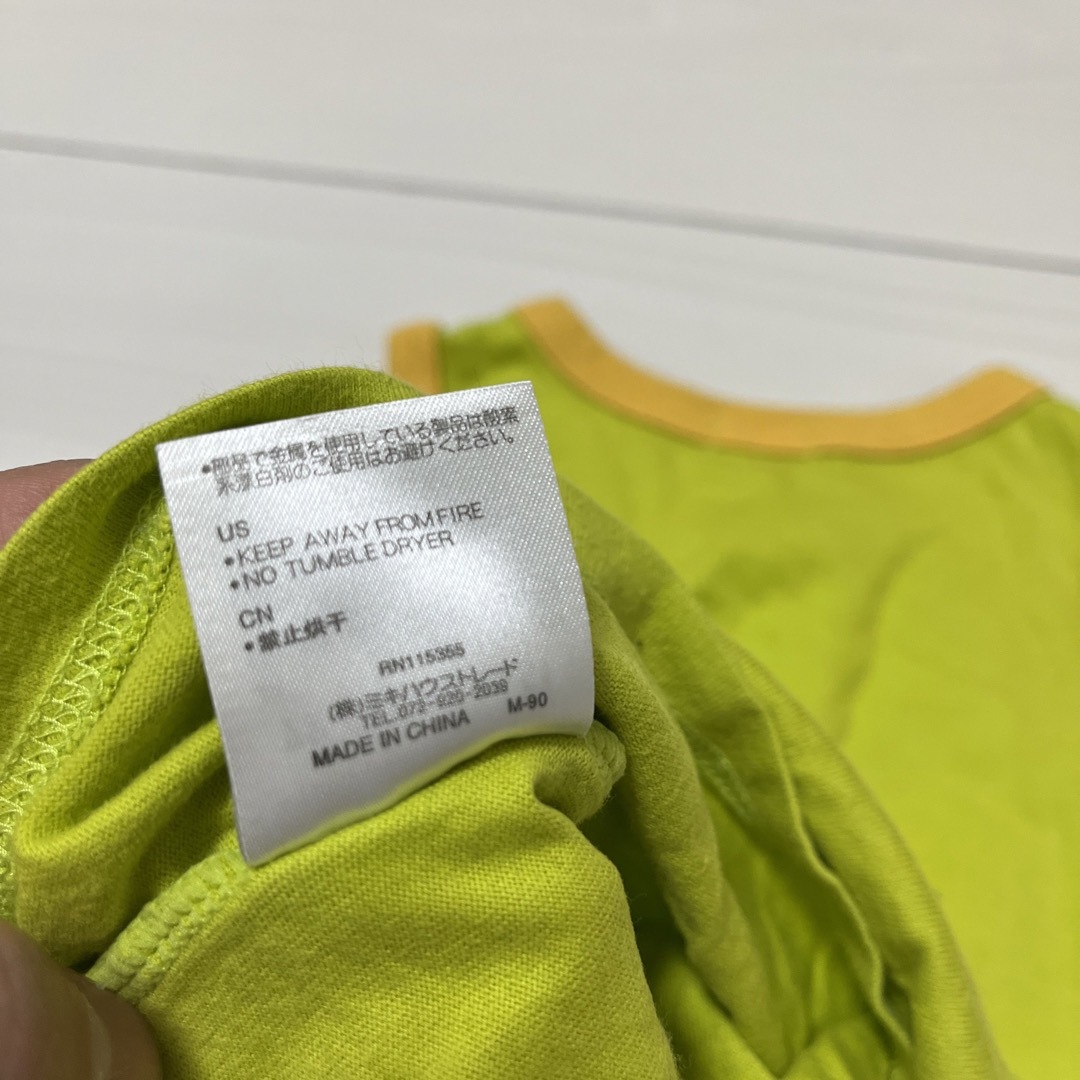 mikihouse(ミキハウス)のミキハウス　タンクトップ　黄緑色 キッズ/ベビー/マタニティのキッズ服男の子用(90cm~)(Tシャツ/カットソー)の商品写真