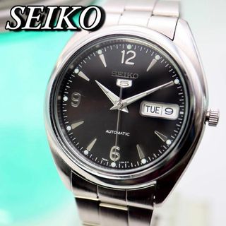 美品 SEIKO ファイブ デイト ラウンド 自動巻き メンズ腕時計 747(腕時計(アナログ))