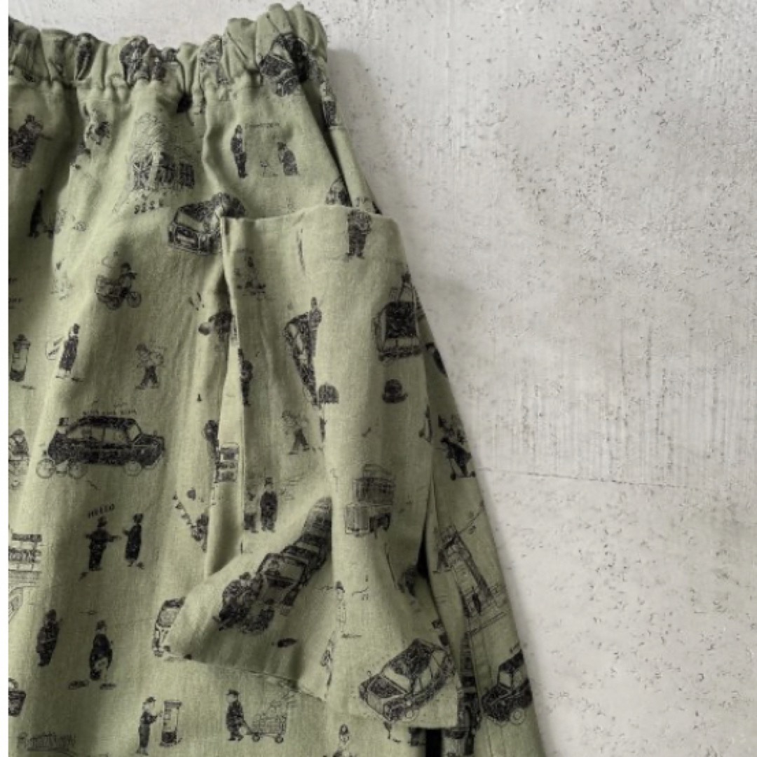 nest Robe(ネストローブ)のオールドマンズテーラー　ポケットスカート レディースのスカート(ひざ丈スカート)の商品写真