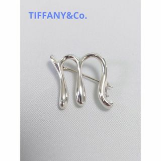 ティファニー(Tiffany & Co.)のTIFFANY ティファニー イニシャルブローチ M(ブローチ/コサージュ)