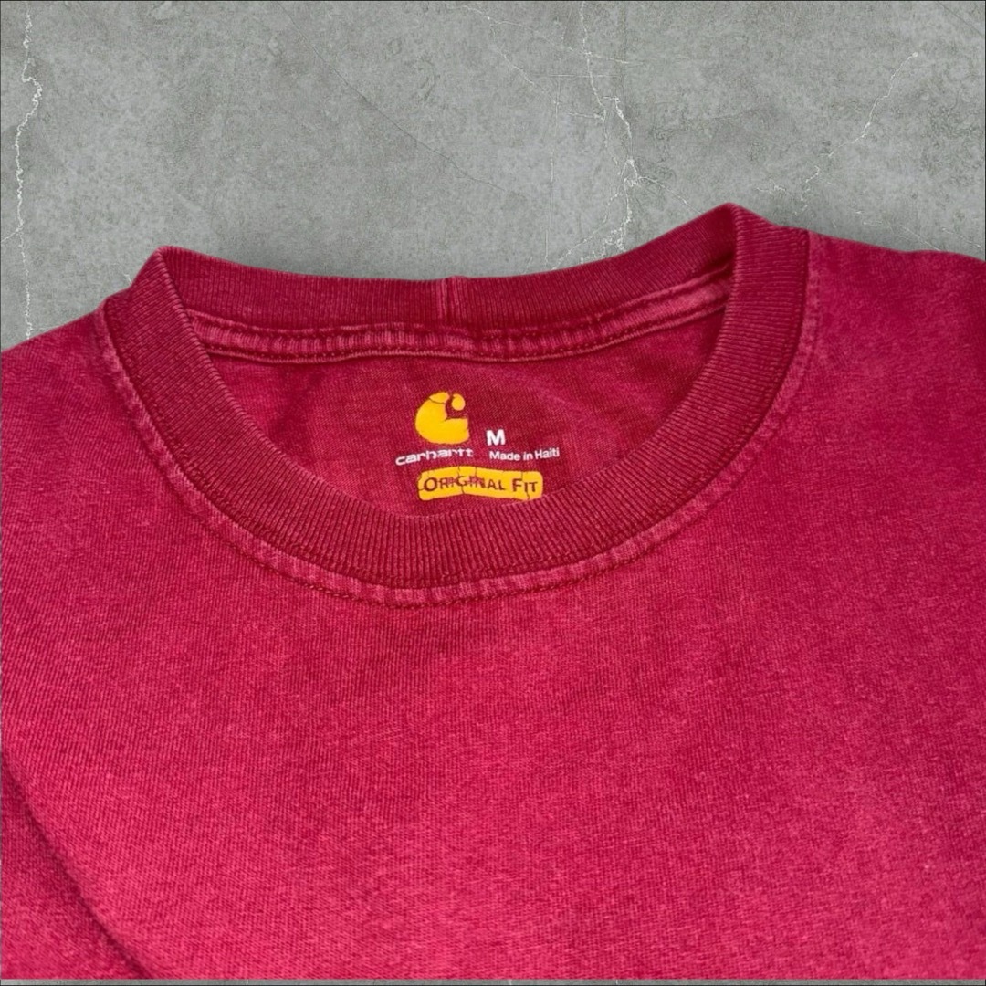 carhartt(カーハート)のCarhartt カーハート 長袖Tシャツ 左袖にロゴ サイズM メンズのトップス(Tシャツ/カットソー(七分/長袖))の商品写真