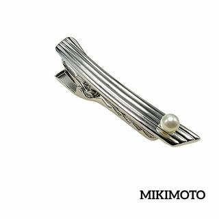 ミキモト(MIKIMOTO)の【美品】MIKIMOTO ネクタイピン パール SILVER(ネクタイピン)