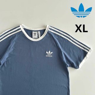 Originals（adidas） - adidas originals 半袖リンガーT ストライプ Tシャツ XL