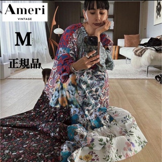 Ameri VINTAGE - 【ameri】LIBERTY PATCHWORK MLT DRESS Mサイズ