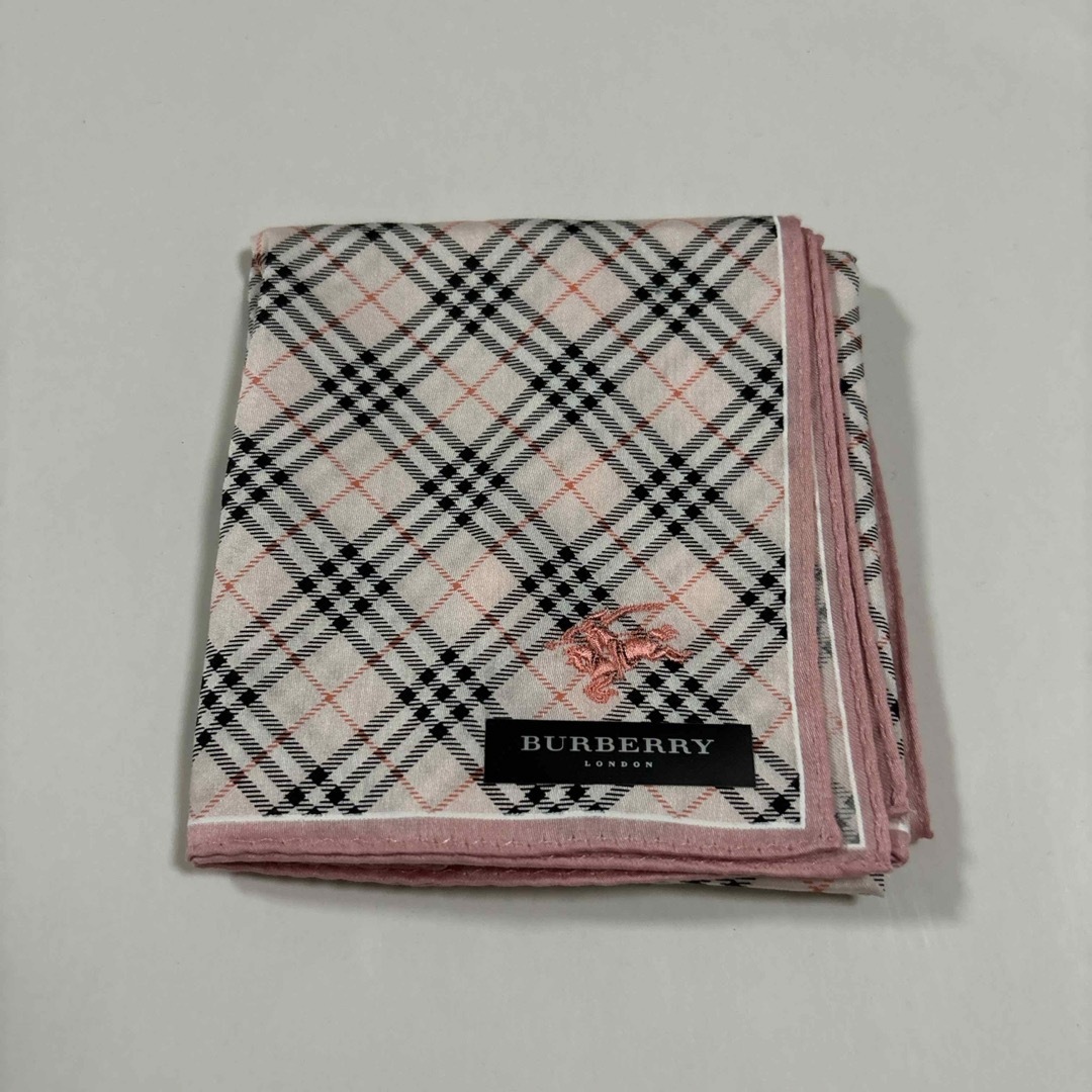 BURBERRY - バーバリーハンカチ ノバチェックピンクの通販 by BURBERRY - バーバリーハンカチ ノバチェックピンクの通販 by