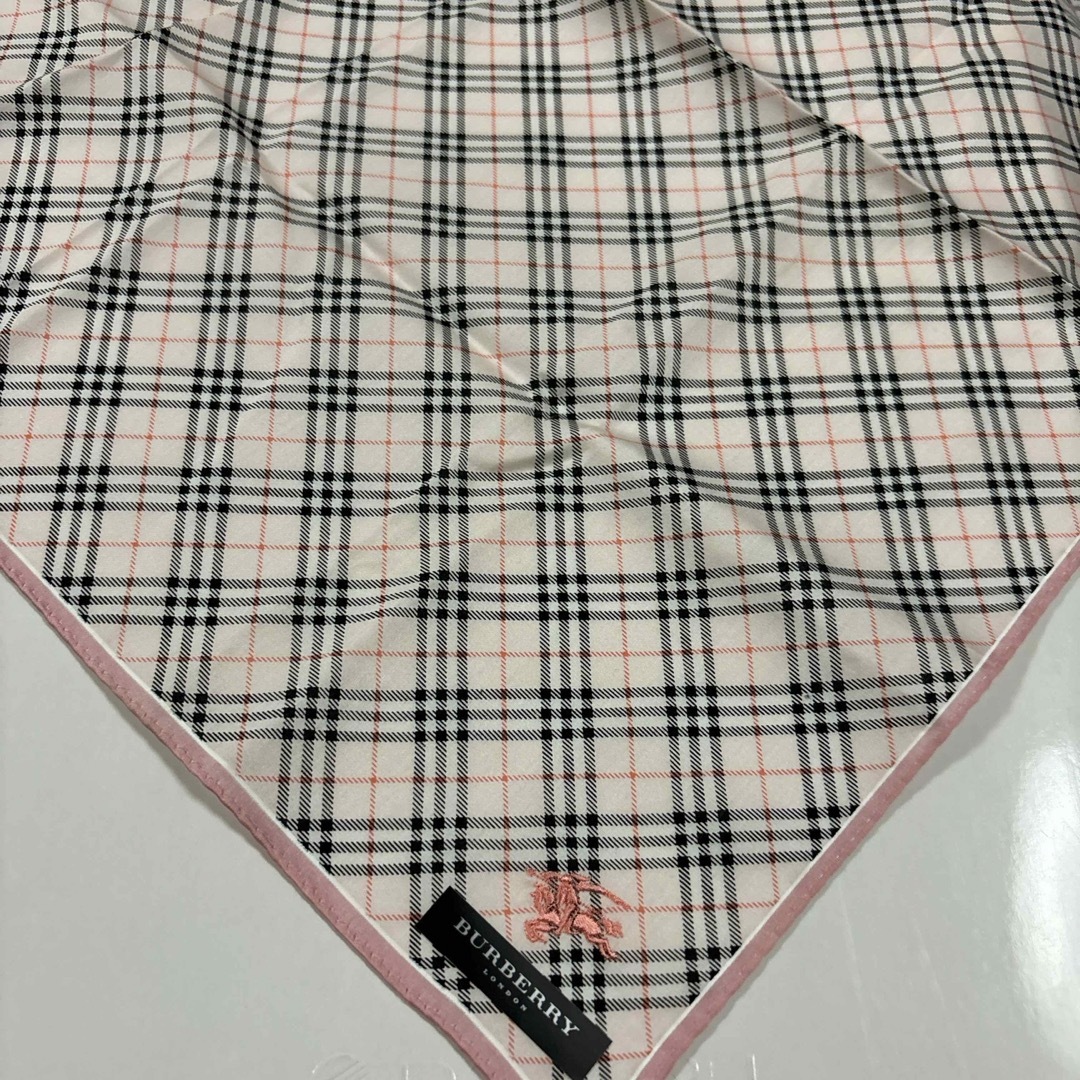 BURBERRY - バーバリーハンカチ ノバチェックピンクの通販 by BURBERRY - バーバリーハンカチ ノバチェックピンクの通販 by