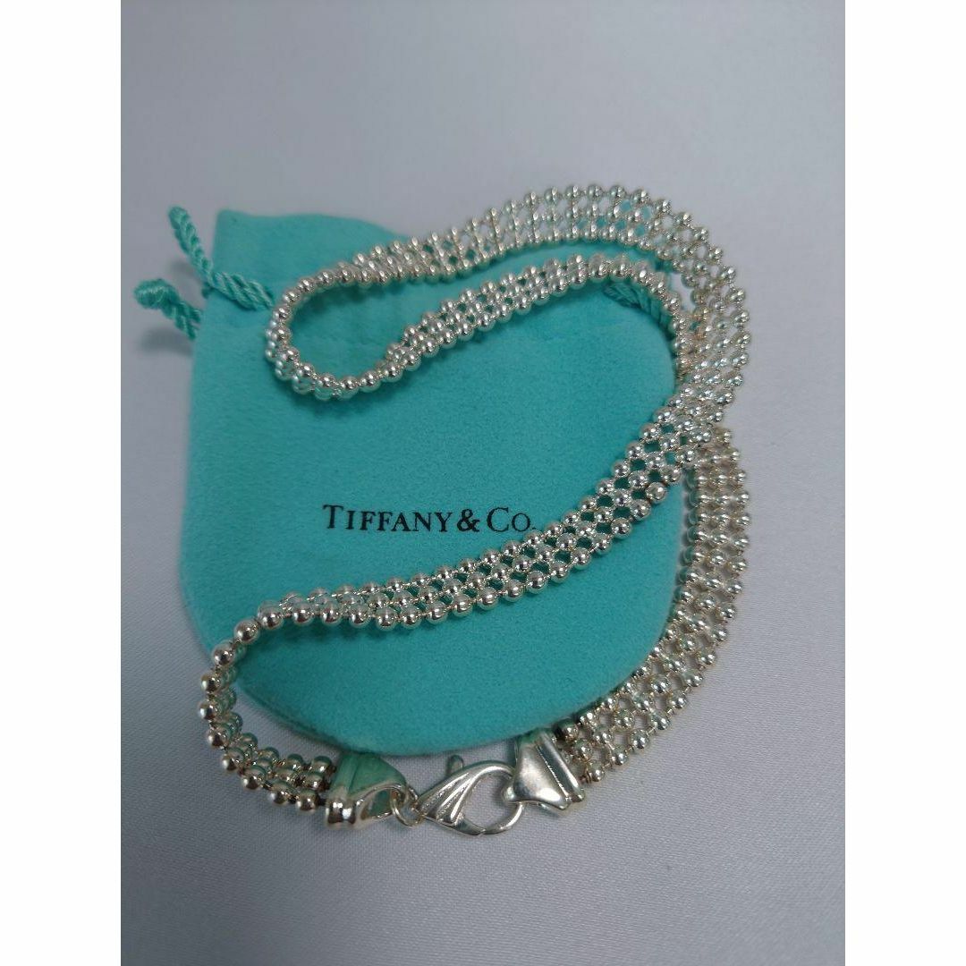 Tiffany & Co.(ティファニー)の【希少】TIFFANY ヴィンテージ 3連 ボールチェーン ネックレス レディースのアクセサリー(ネックレス)の商品写真