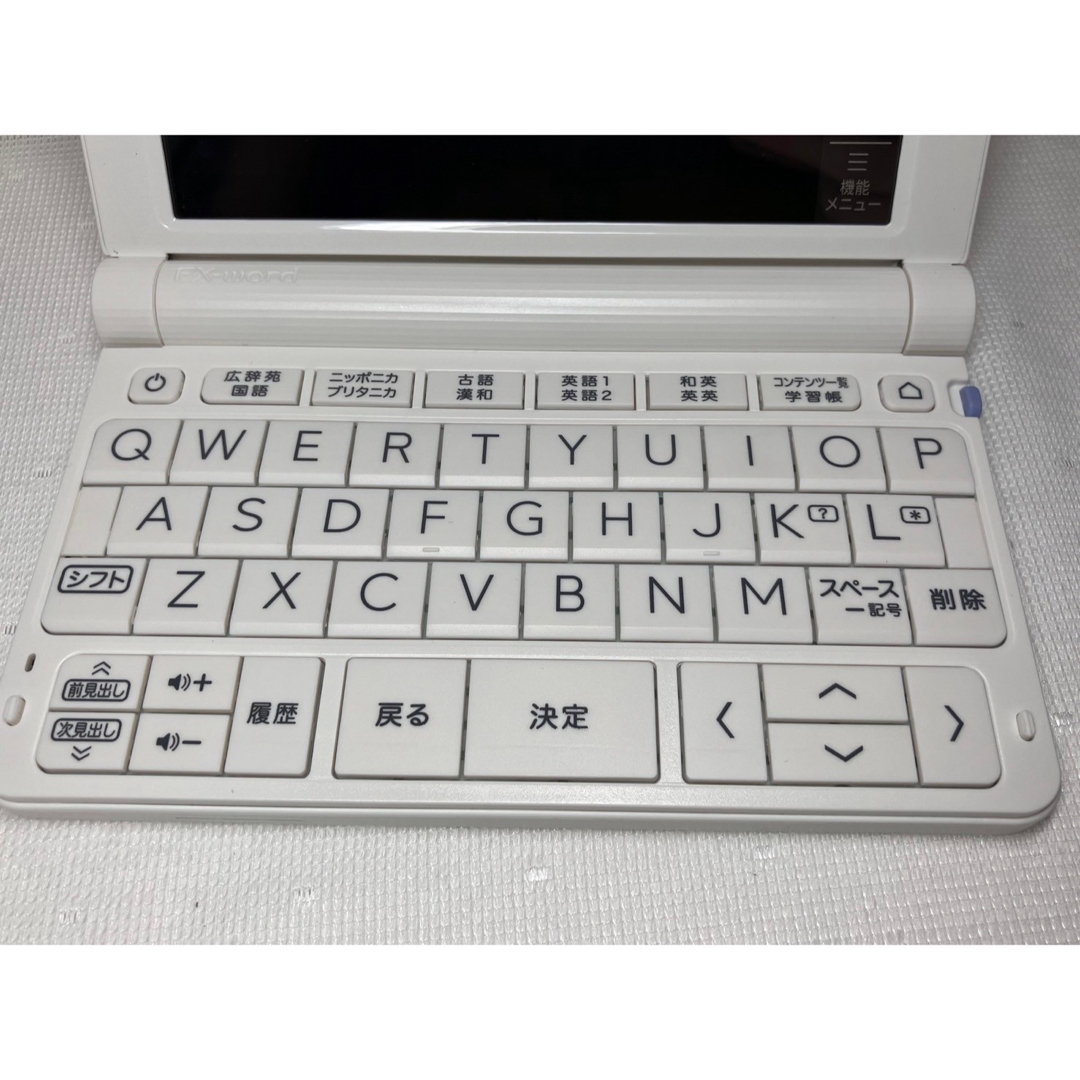 CASIO(カシオ)のカシオ計算機 XD-SX4800WE 電子辞書 EX-word エクスワード スマホ/家電/カメラのPC/タブレット(電子ブックリーダー)の商品写真