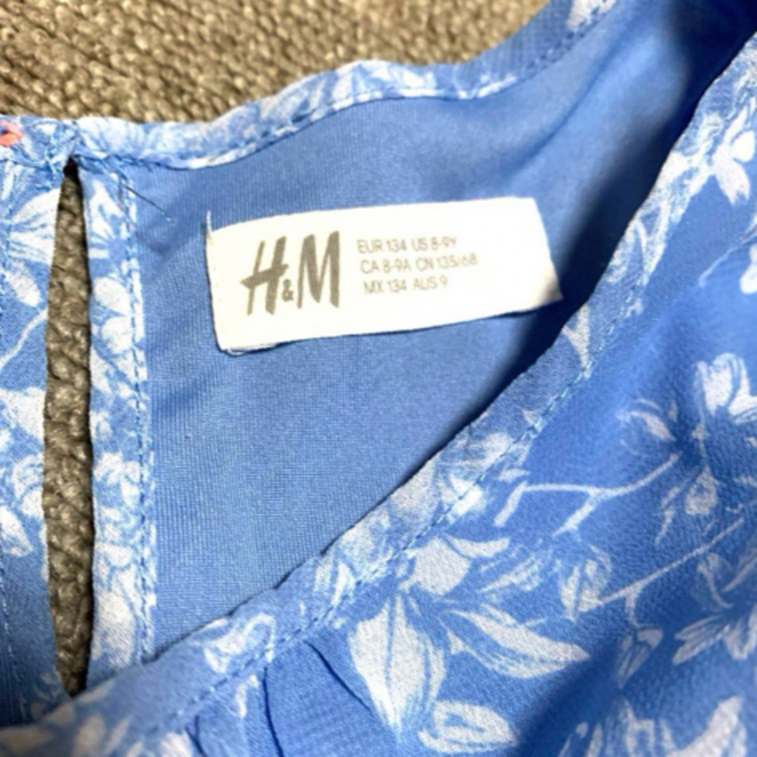 H&M(エイチアンドエム)のh&m ノースリーブワンピース キッズ/ベビー/マタニティのキッズ服女の子用(90cm~)(ワンピース)の商品写真