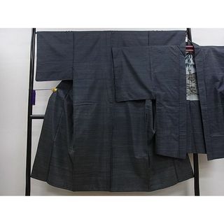 平和屋1■男性　本場大島紬　アンサンブル　亀甲文様　逸品　未使用　CAAC7923ze(着物)