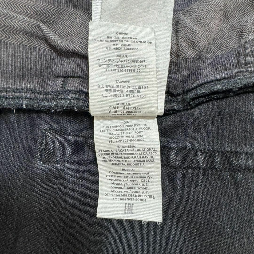 FENDI(フェンディ)のフェンディ ジーンズ デニム パンツ サイズ 31/34  レディース ブラック レディースのパンツ(デニム/ジーンズ)の商品写真
