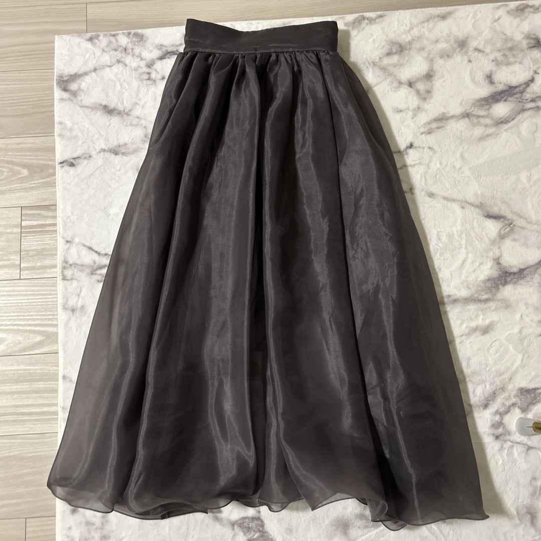 SNIDEL(スナイデル)のsnidel オーガンジーボリュームスカート レディースのスカート(ロングスカート)の商品写真