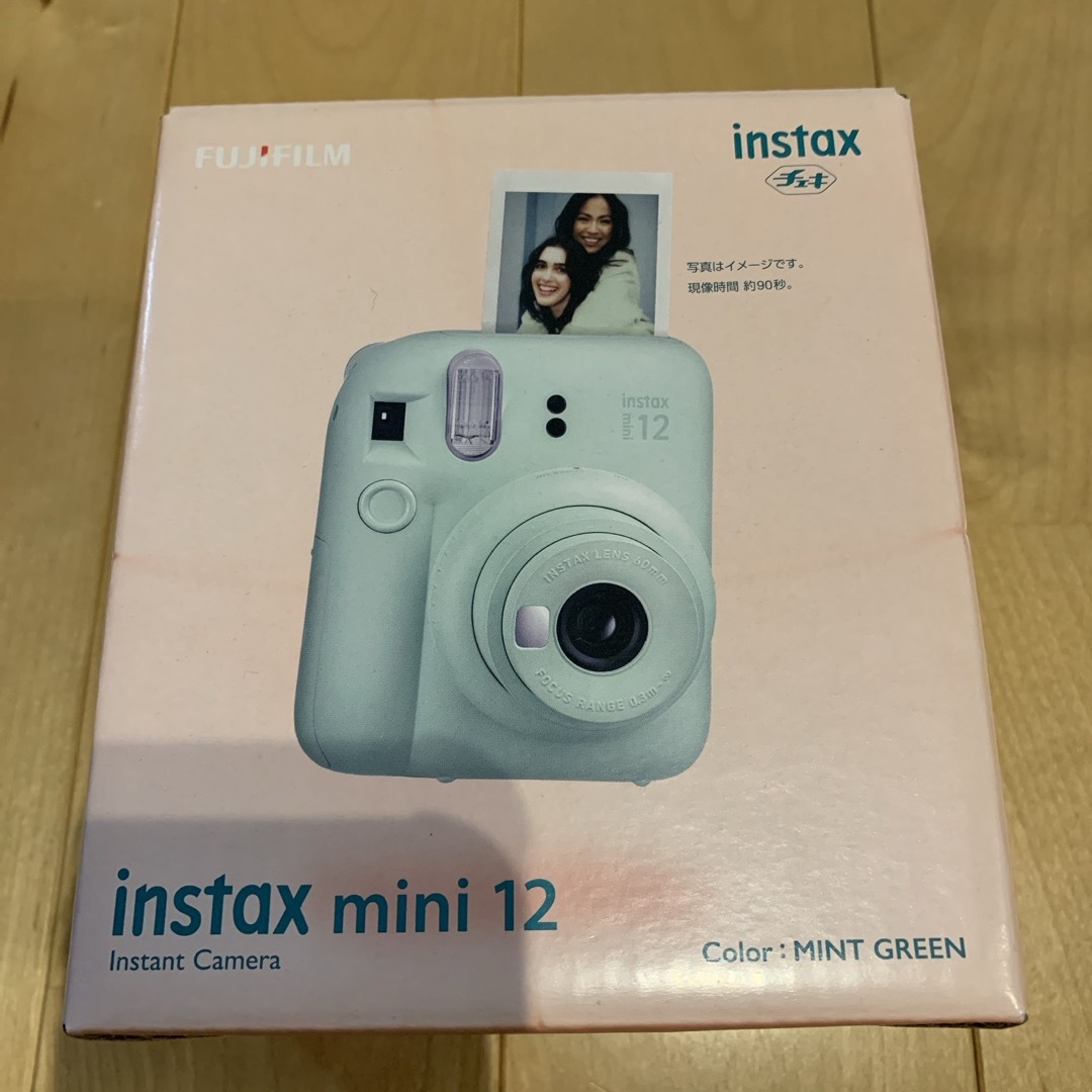 富士フイルムチェキ instax mini 12 ミントグリーン スマホ/家電/カメラのカメラ(フィルムカメラ)の商品写真