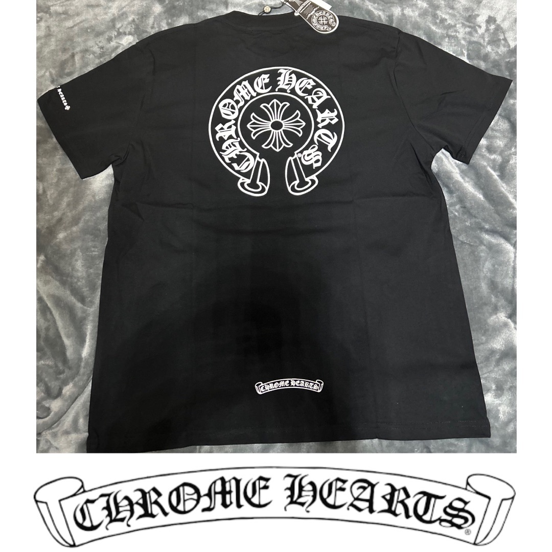 Chrome Hearts(クロムハーツ)のCHROME HEARTSクロムハーツホースシューTシャツ メンズのトップス(Tシャツ/カットソー(半袖/袖なし))の商品写真