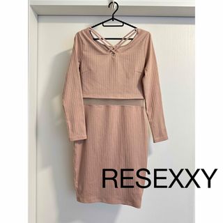 【美品】RESEXXY ウエストシアー ワンピース