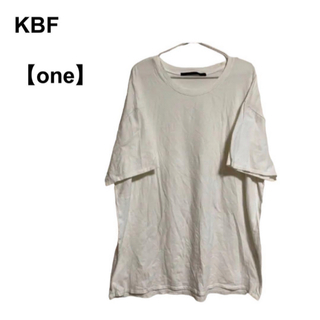 ケービーエフプラス(KBF+)の【古着】レディース KBF 半袖Tシャツ カットソー ワイド(Tシャツ(半袖/袖なし))