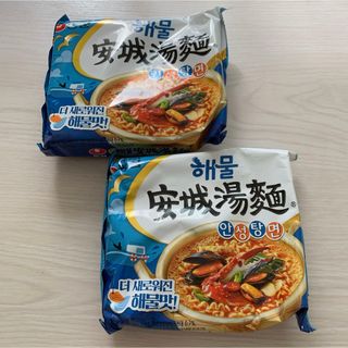 韓国ラーメン　安城湯麺　海鮮　 アンソンタンミョン