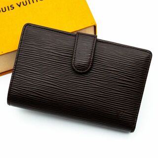 ルイヴィトン(LOUIS VUITTON)の★美品/希少★ ヴィトン 折り財布 エピ ヴィエノワ がま口 ダークブラウン(財布)