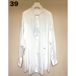 マルタンマルジェラ(Maison Martin Margiela)の新品 39 21ss マルジェラ オーバーサイズシャツ 白 3704(シャツ)