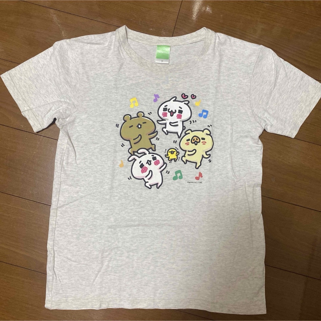 movic(ムービック)の【美品】愛しすぎて大好きすぎる Tシャツ ベージュ Mサイズ エンタメ/ホビーのおもちゃ/ぬいぐるみ(キャラクターグッズ)の商品写真