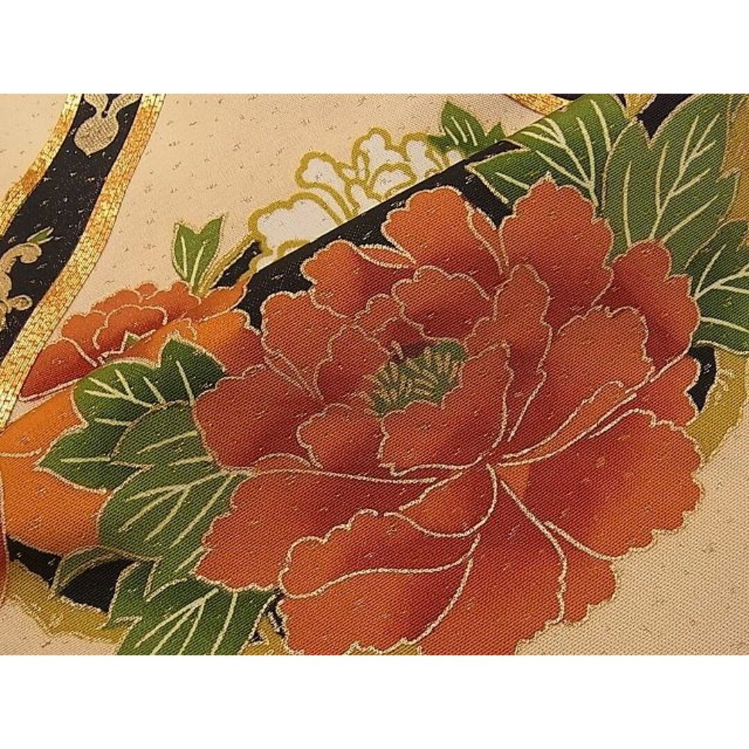 平和屋1■豪華振袖　駒刺繍　天井草花丸文　金彩　逸品　CAAC1212dy レディースの水着/浴衣(振袖)の商品写真