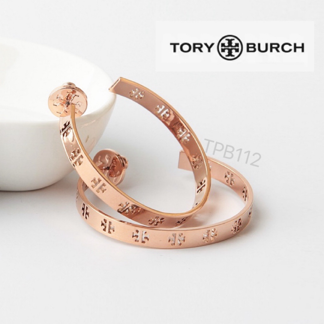 Tory Burch(トリーバーチ)のTBP112P2 トリーバーチ Tory Burch   フープ　ピアス メンズのアクセサリー(ピアス(両耳用))の商品写真