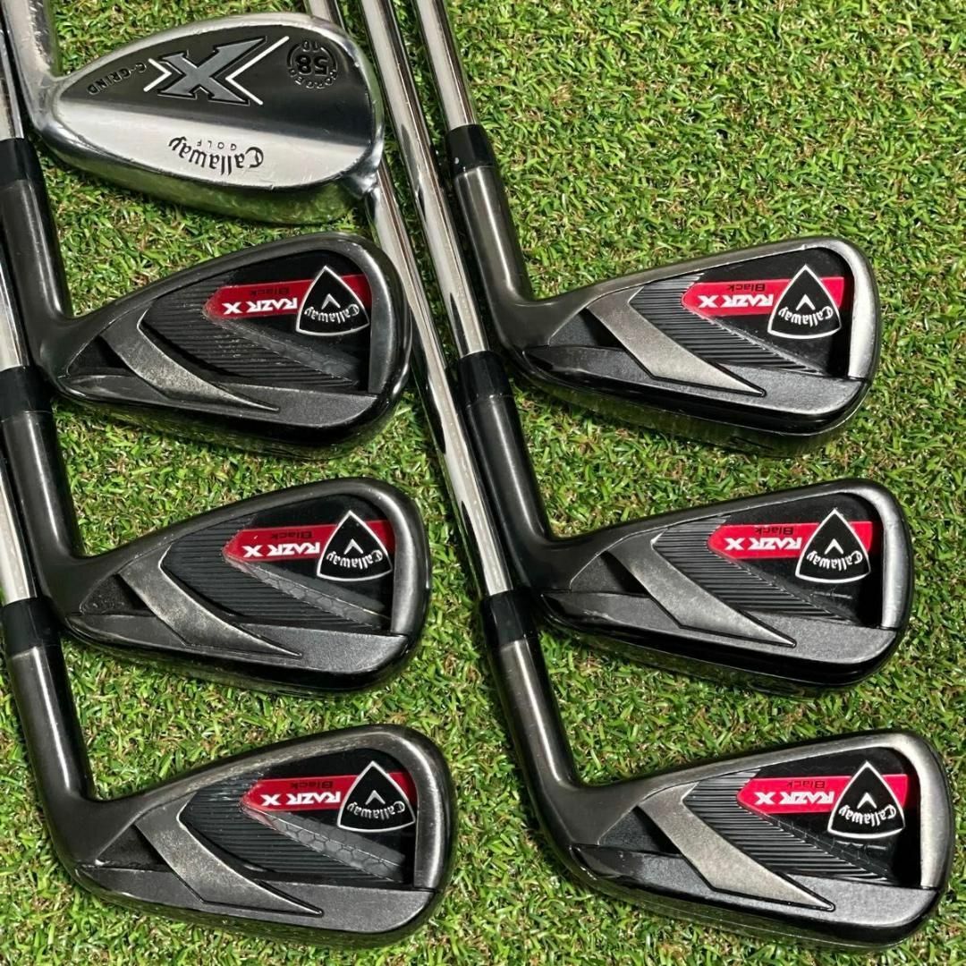 Callaway(キャロウェイ)のキャロウェイ X2HOT RAZR X BLACK メンズゴルフ 11本セット スポーツ/アウトドアのゴルフ(クラブ)の商品写真