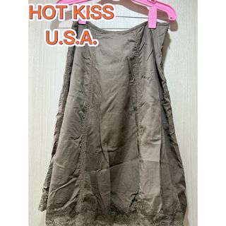 ✨値下げ✨【HOTKISS】レース💖スカート(ひざ丈スカート)