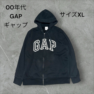 00年代 GAP ギャップ ジップパーカーサイズ XL 黒