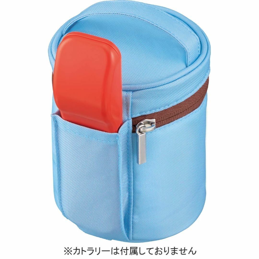 【色: ライトブルー】サーモス スープジャーポーチ ライトブルー 250~400 インテリア/住まい/日用品のキッチン/食器(弁当用品)の商品写真