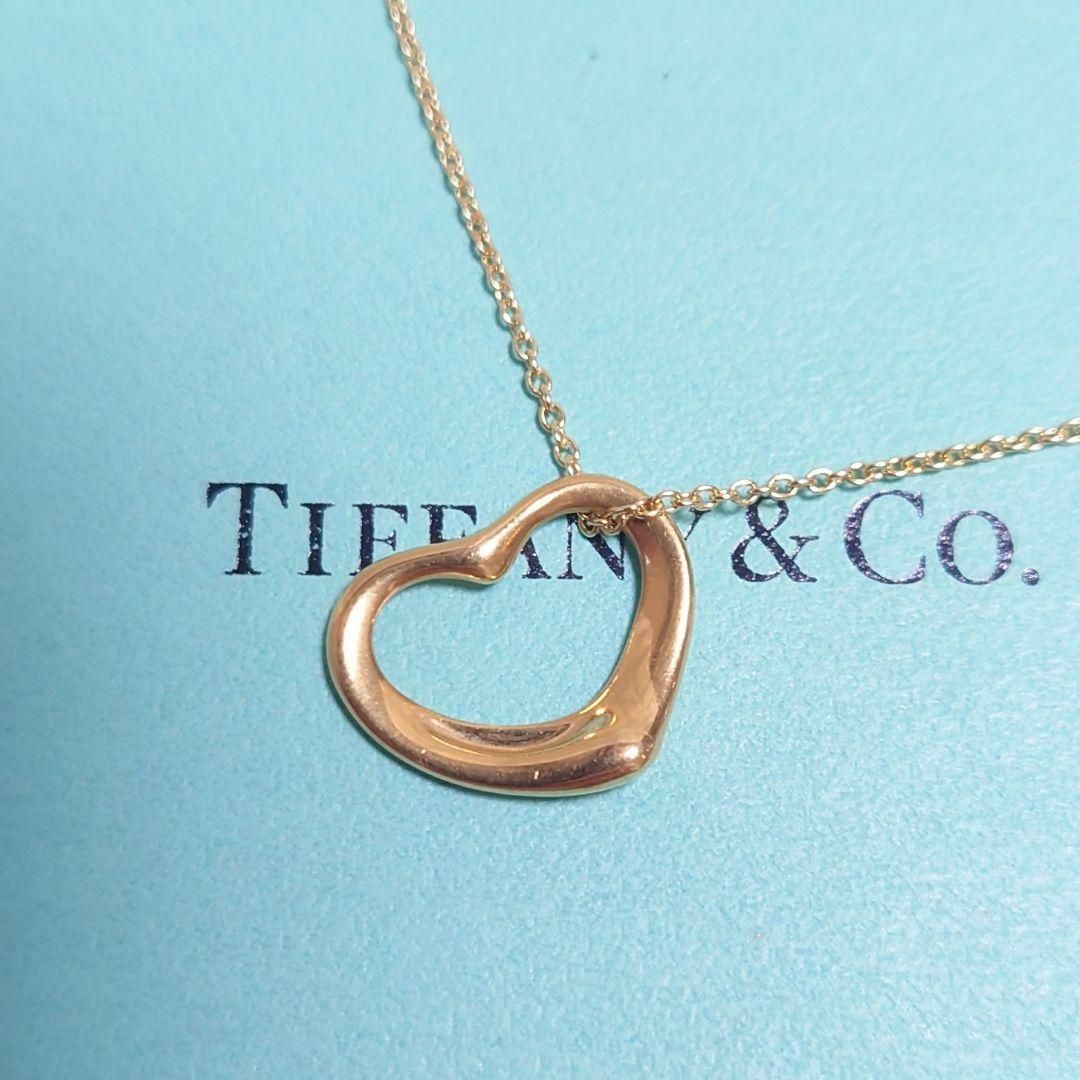 Tiffany & Co.(ティファニー)のTIFFANY ティファニー オープンハートネックレス 750 K18 レディースのアクセサリー(ネックレス)の商品写真