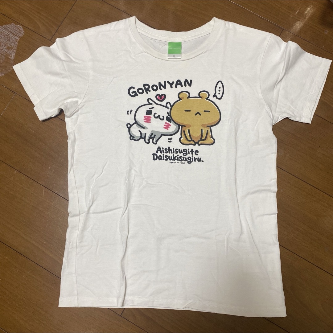 movic(ムービック)の愛しすぎて大好きすぎるTシャツ 白 Mサイズ エンタメ/ホビーのおもちゃ/ぬいぐるみ(キャラクターグッズ)の商品写真