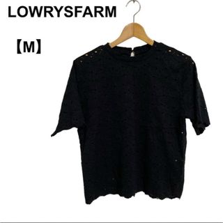 ローリーズファーム(LOWRYS FARM)の【古着】レディース LOWRYSFARM 半袖カットソー レース Tシャツ(Tシャツ(半袖/袖なし))