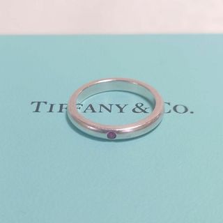 ティファニー(Tiffany & Co.)のTIFFANY ティファニー スタッキングバンドリング ルビー 9号(リング(指輪))