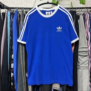 アディダス(adidas)のアディダス リンガー Tシャツ 青 ADIDAS(Tシャツ/カットソー(半袖/袖なし))