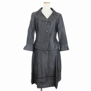 レリアン(leilian)のレリアン セットアップ スーツ ジャケット スカート ひざ丈 グレー系 11(礼服/喪服)