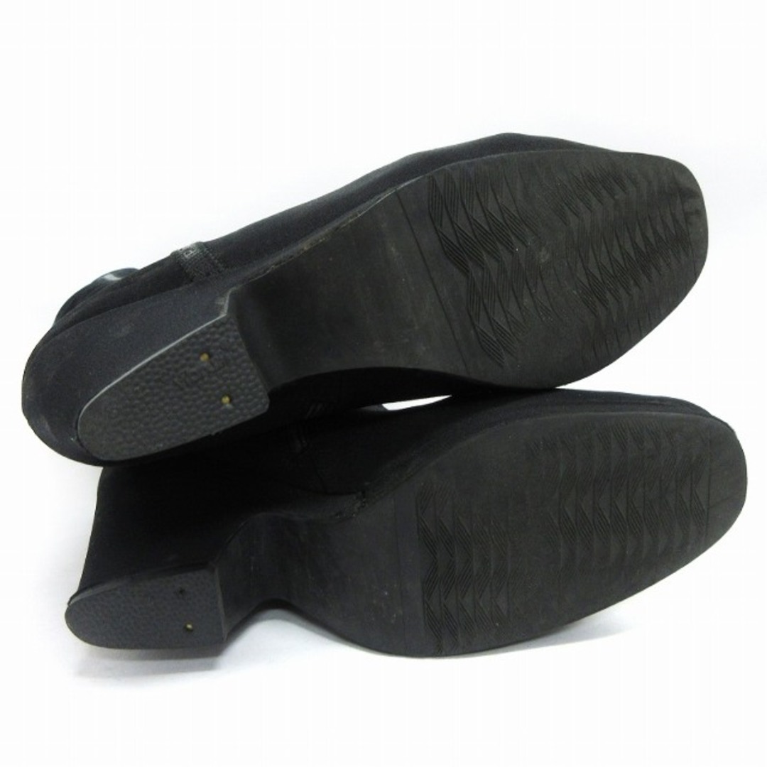 PRADA(プラダ)のプラダ PRADA ロング ブーツ サイドジップ 黒 ブラック 37 レディースの靴/シューズ(ブーツ)の商品写真