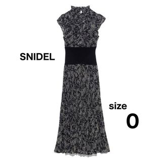 スナイデル(SNIDEL)のsnidel   ウエストリブプリーツワンピース(ロングワンピース/マキシワンピース)