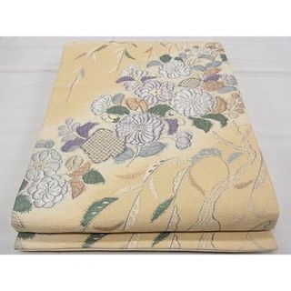 平和屋1■六通柄袋帯　慶長辻が花　金銀糸　逸品　CAAC1629fb(帯)