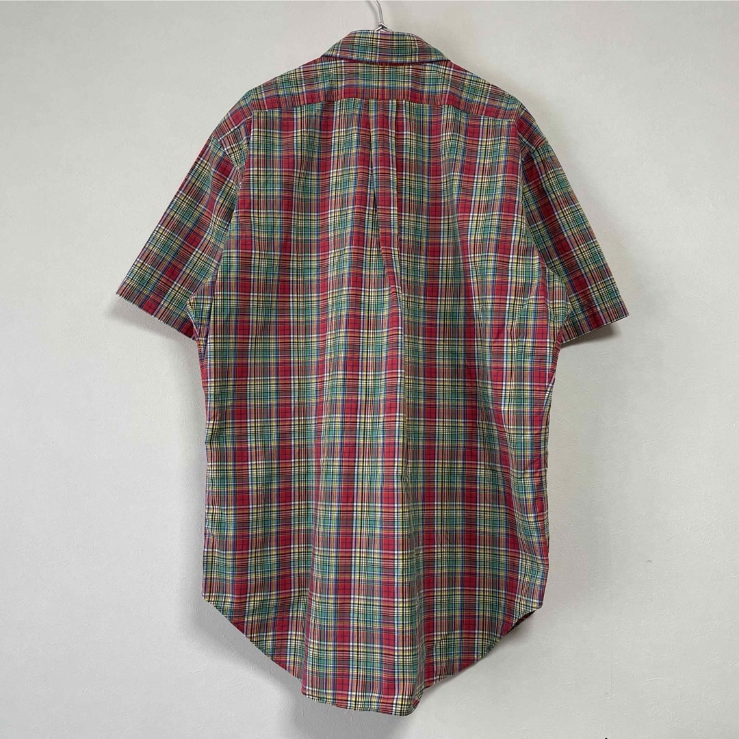 Ralph Lauren(ラルフローレン)の古着 90s POLO Ralph Lauren 半袖 BDシャツ チェック メンズのトップス(シャツ)の商品写真