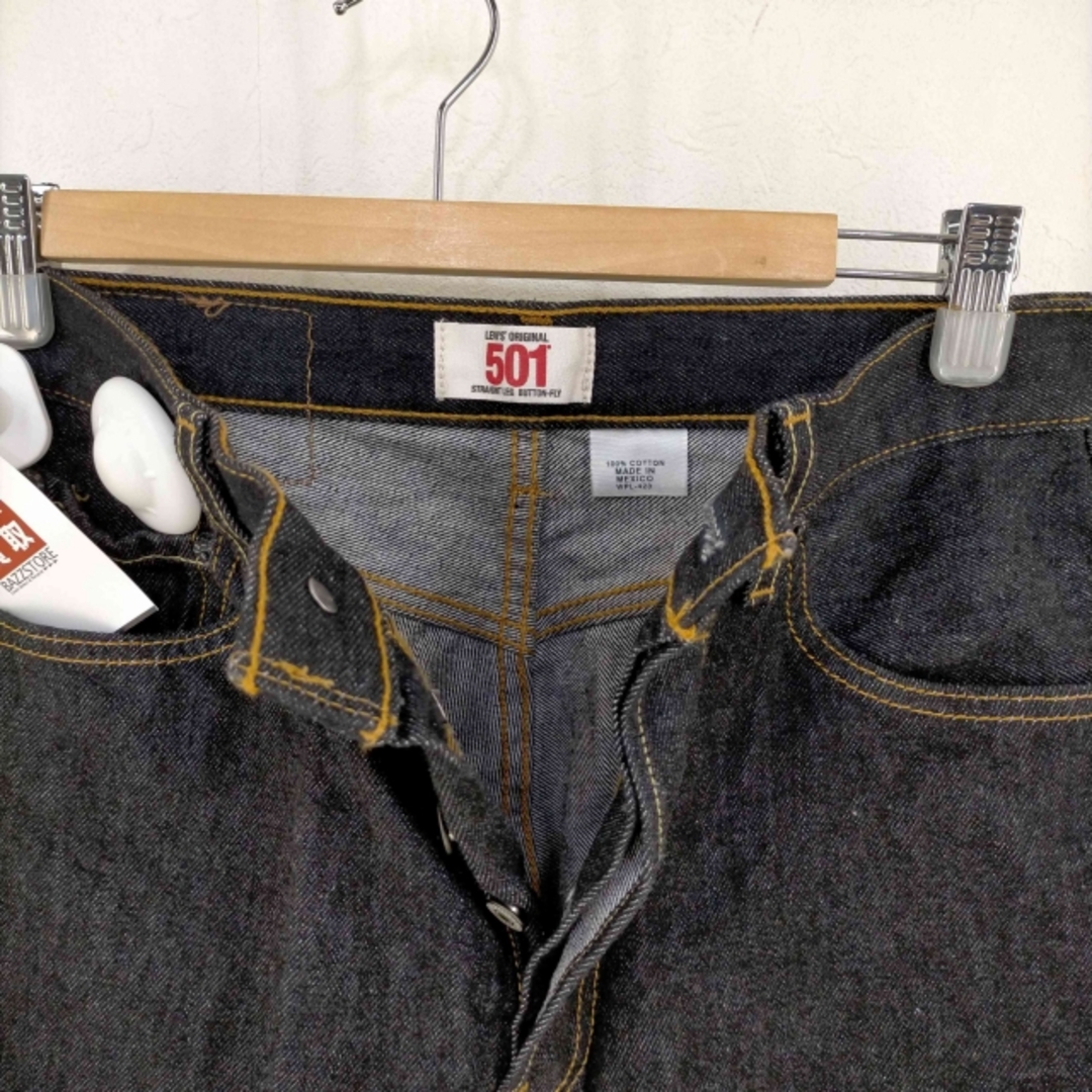 Levi's(リーバイス)のLevis(リーバイス) メキシコ製 501 先染め ブラックデニムパンツ メンズのパンツ(デニム/ジーンズ)の商品写真