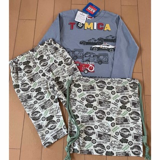 トミカ ロンT パンツ リュック セット 90(Tシャツ/カットソー)