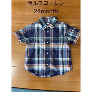 Ralph Lauren - 美品　ラルフローレン　半袖シャツ　24month