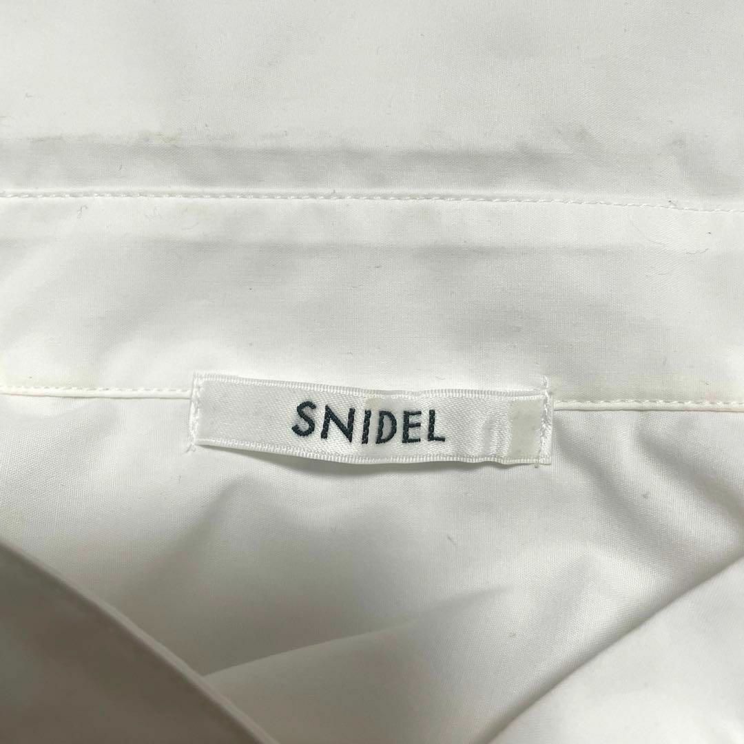 SNIDEL(スナイデル)のxx48 SNIDELスナイデル/長袖カットソー/白/シンプル/上品 レディースのトップス(シャツ/ブラウス(長袖/七分))の商品写真